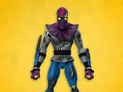Figurine tmnt ultimates! w11 foot soldire batt dam af